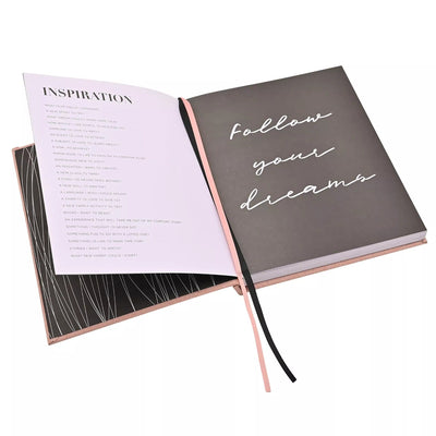 Pink Bucket List Journal Accessories 