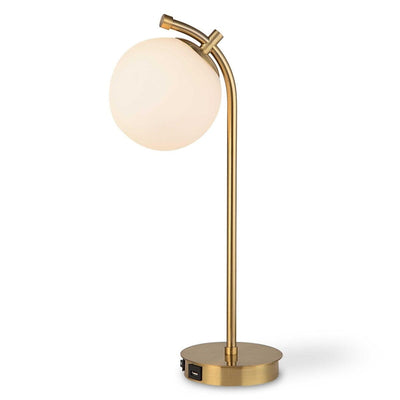 Poki Gold Orb Table Lamp Lighting 