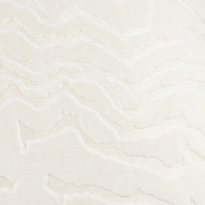 Polter White Velvet Pattern Cushion- 50x50cm 