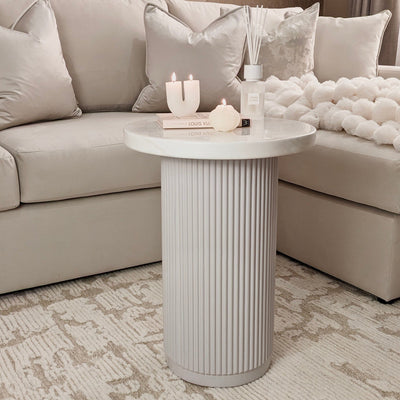 Portobello Marble Side Table Furniture 
