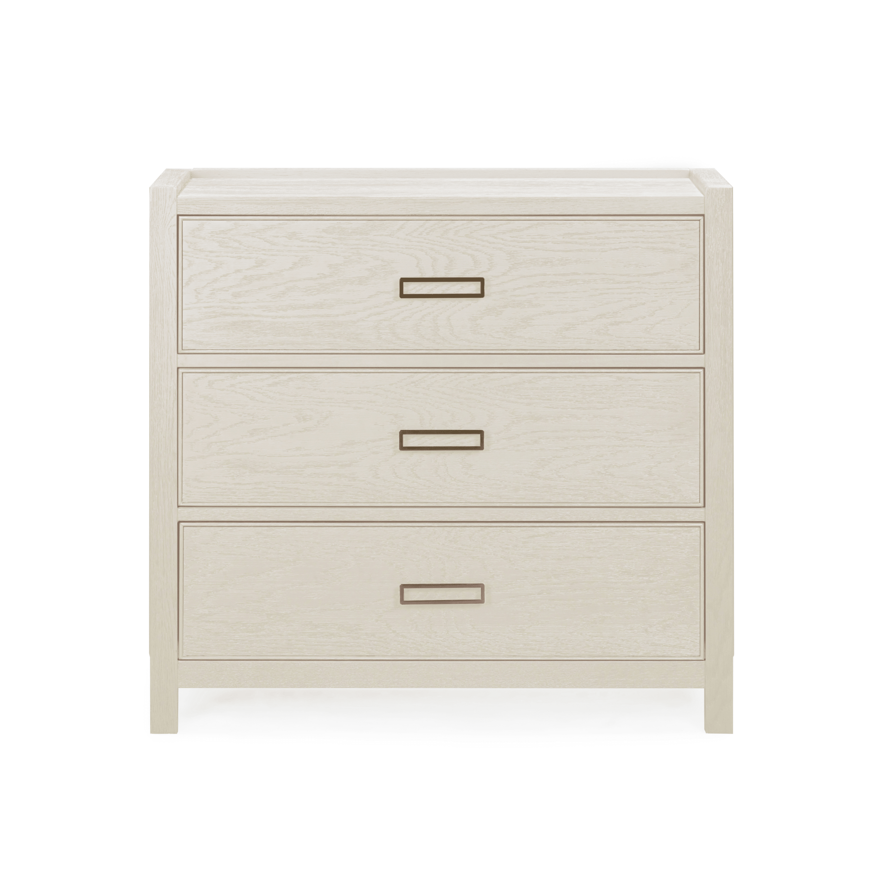 PRE ORDER - Soho White Oak Veneer 3 Drawer Chest Furniture 