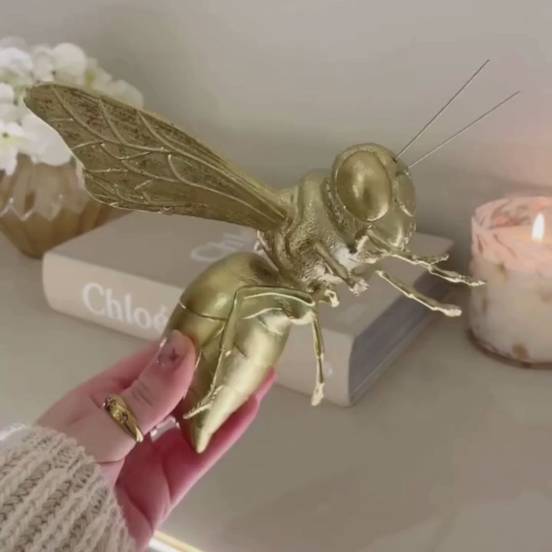 Decorative Gold Bee Ornament