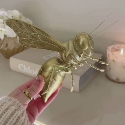 Decorative Gold Bee Ornament