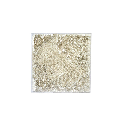 Remy Cream Textured Wall Art in Acrylic Frame Accessories 
