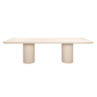 Riom Concrete Large Rectangular Outdoor Dining Table Outdoor 
