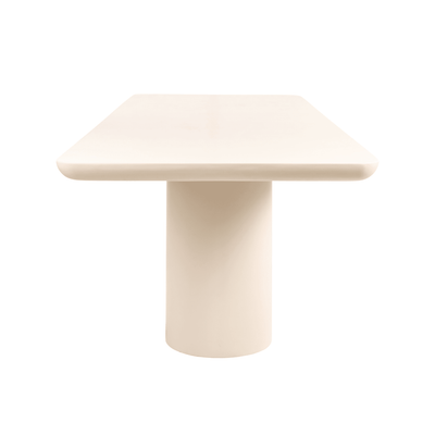 Riom Concrete Rectangular Outdoor Dining Table Outdoor 