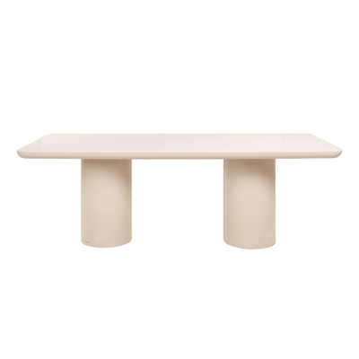 Riom Concrete Rectangular Outdoor Dining Table Outdoor 