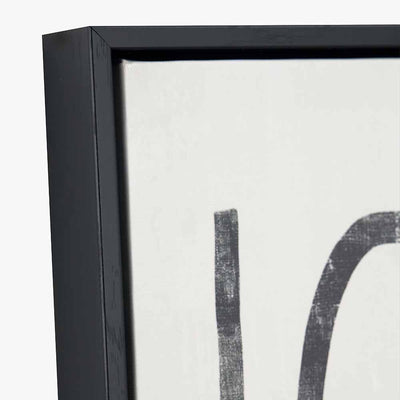 Robyn Black Squiggle Framed Canvas Wall Art - Set of 2 Accessories 