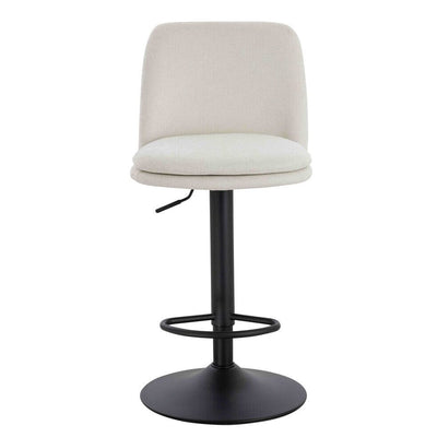 Roux Cream Textured Bar Chairs - Set of 2 Furniture 