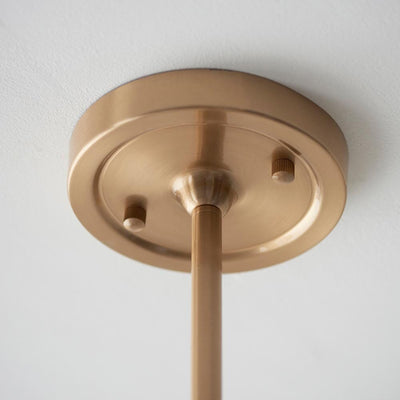 Sabrina Brushed Brass 5 Light Pendant Ceiling Light Lighting 