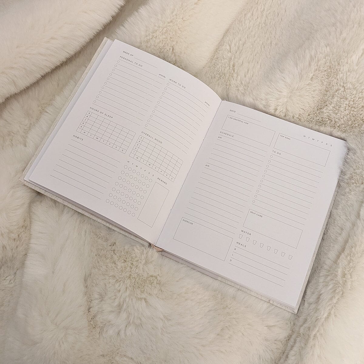 Sage Green Self Care Planner Accessories 