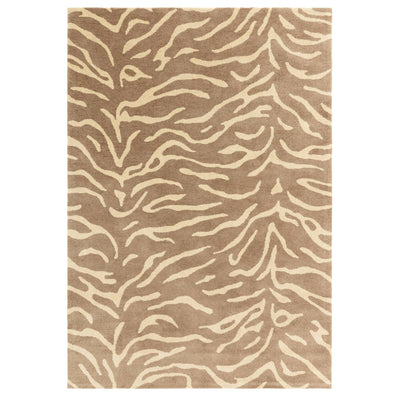 Sahara Taupe Tiger Print Rug 