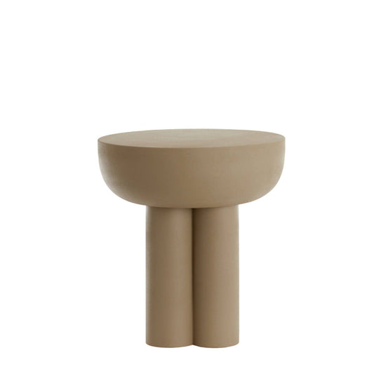 Sashie Greige Side Table Furniture 