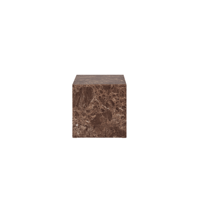Savannah Brown Marble Effect Side Table Furniture 