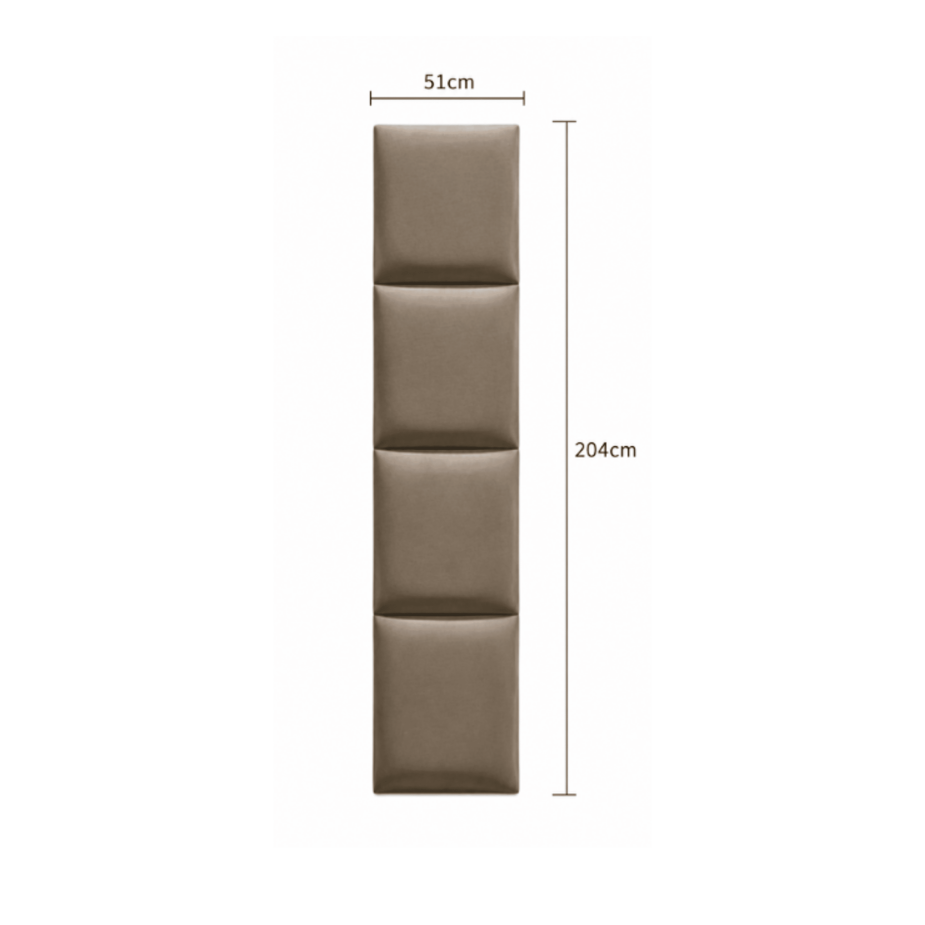 Serene Mink Velvet Luxury Cubed Upholstered Headboard Beds and Headboards 