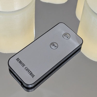 Set of 5 Cream Decorative LED Candles Accessories 