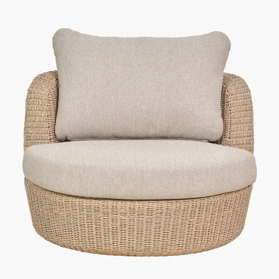 Sevilla Natural Wicker Outdoor Lounge Chair Outdoor 