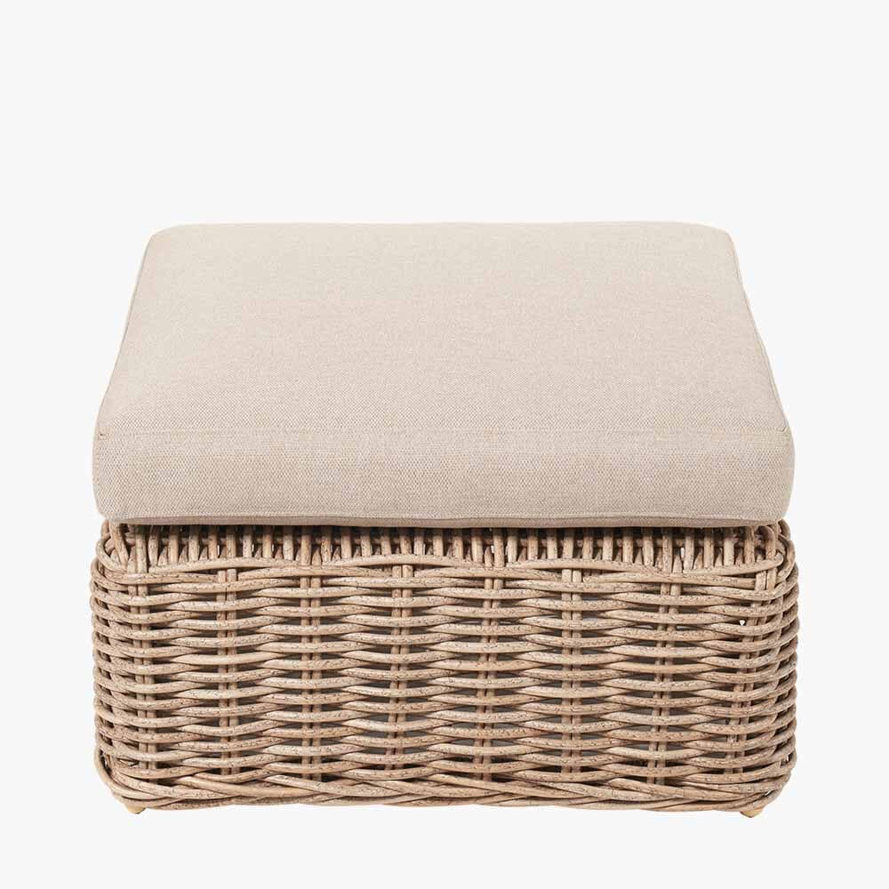 Seville Neutral Chunky Rattan Outdoor Lounge Sofa Set Outdoor 