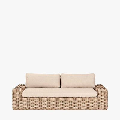 Seville Neutral Chunky Rattan Outdoor Lounge Sofa Set Outdoor 