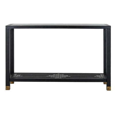 Shelin Black Console Table Furniture 