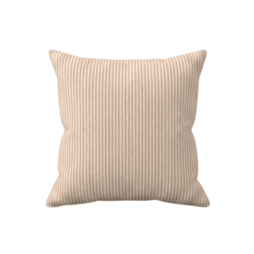 Shoreham Pink Stripe Cushion Cover - 50x50cm Textiles 