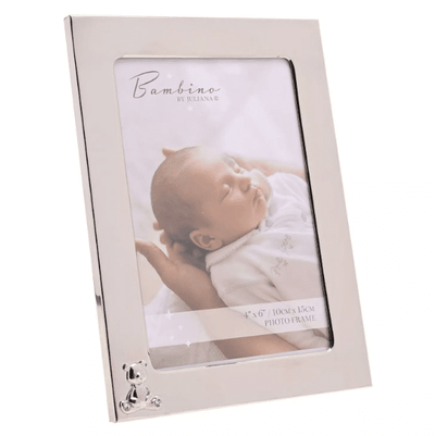 Silver Bear Detail Photo Frame - 4x6" Accessories 