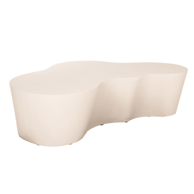 Sintra Concrete Abstract Wave Indoor/Outdoor Coffee Table Outdoor 