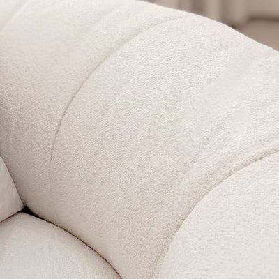 Snuggle Cream Boucle Round Nest Sofa MTO Sofa 
