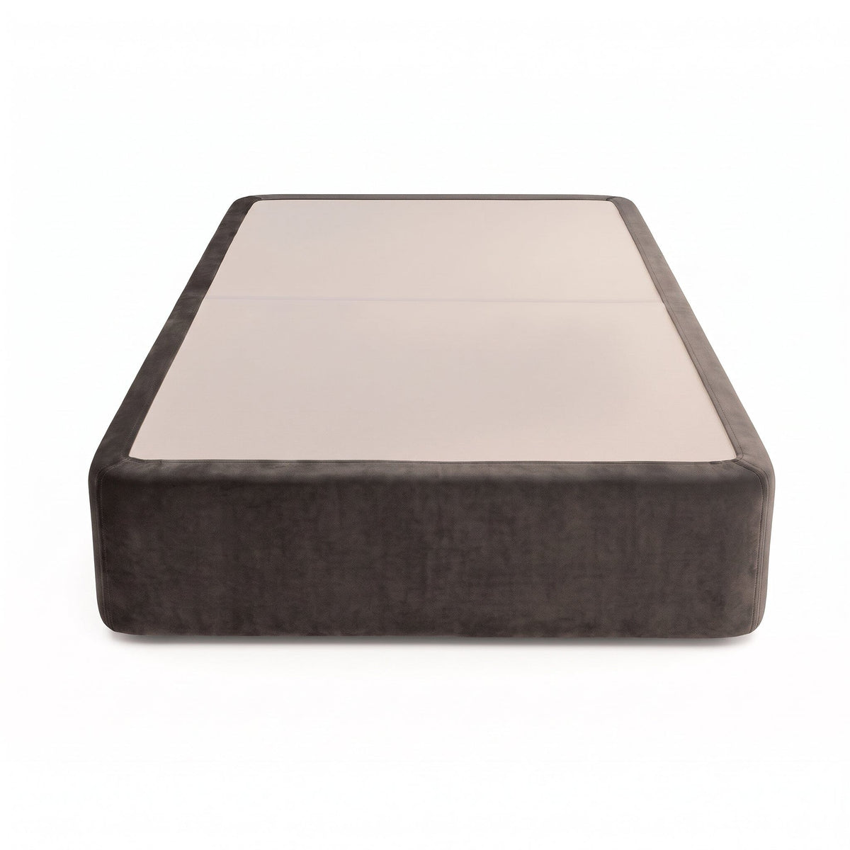 Soft Chenille Espresso Standard Divan Bed Base Bed 