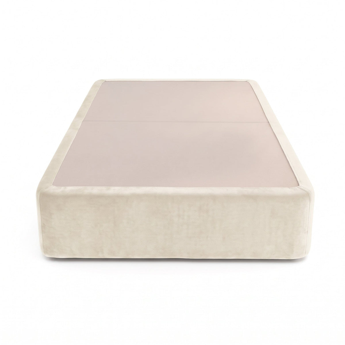 Soft Chenille Vanilla Standard Divan Bed Base Bed 