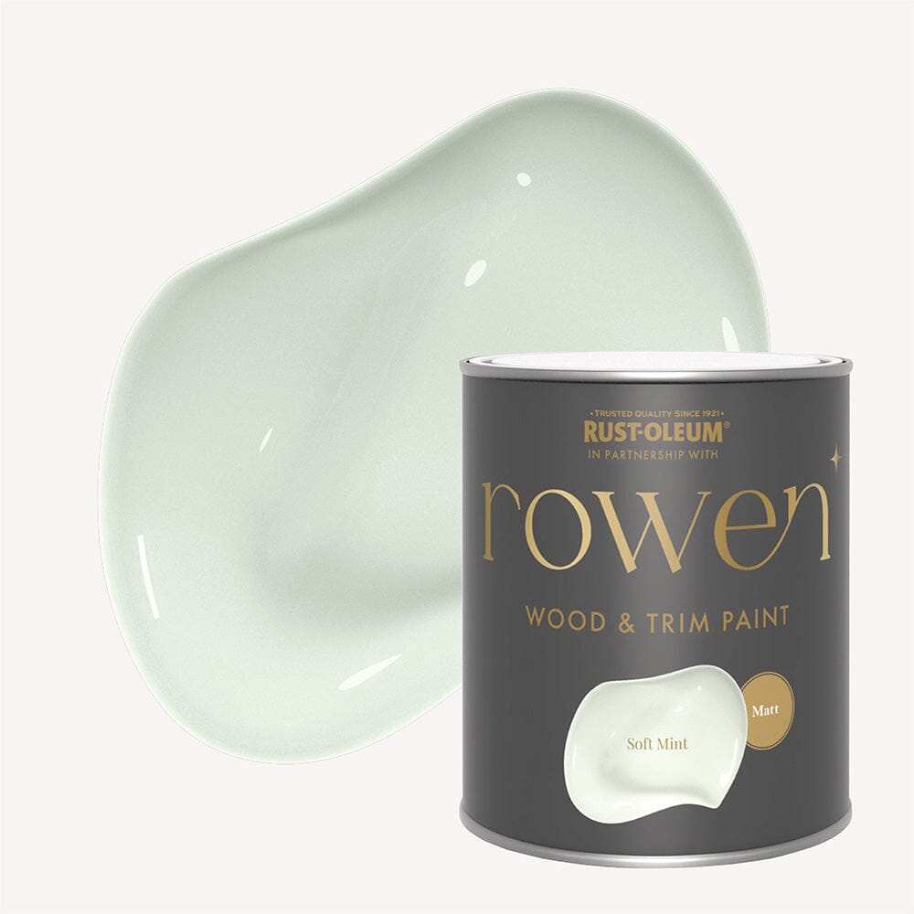 Soft Mint Matt Wood & Trim Paint - 750ml Home Improvement 