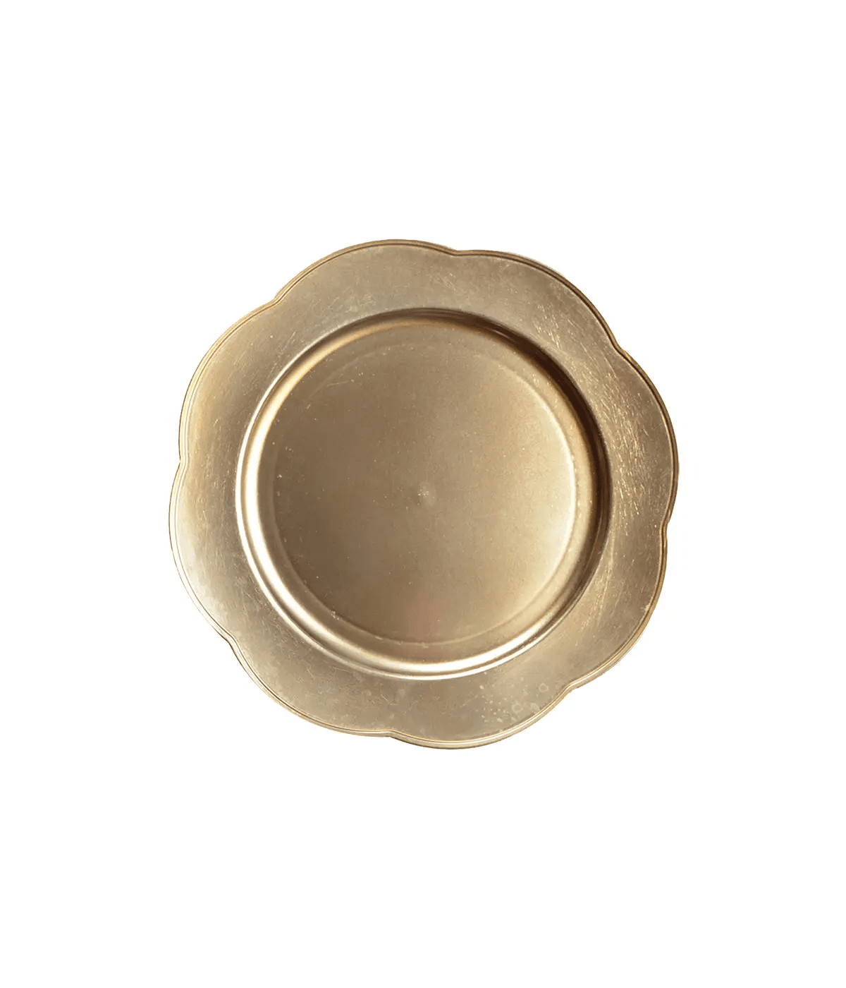 Sophie Gold Scalloped Edge Charger Plate Accessories 