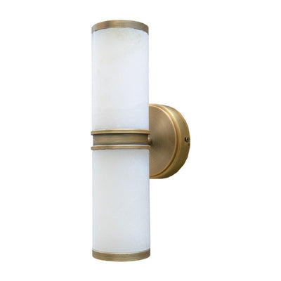Soren Alabaster Marble & Brass Large Wall Light Lighting 
