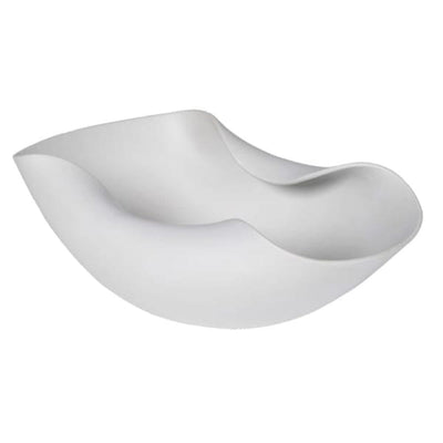 Sorrel Matte White Wave Effect Decorative Bowl Accessories 