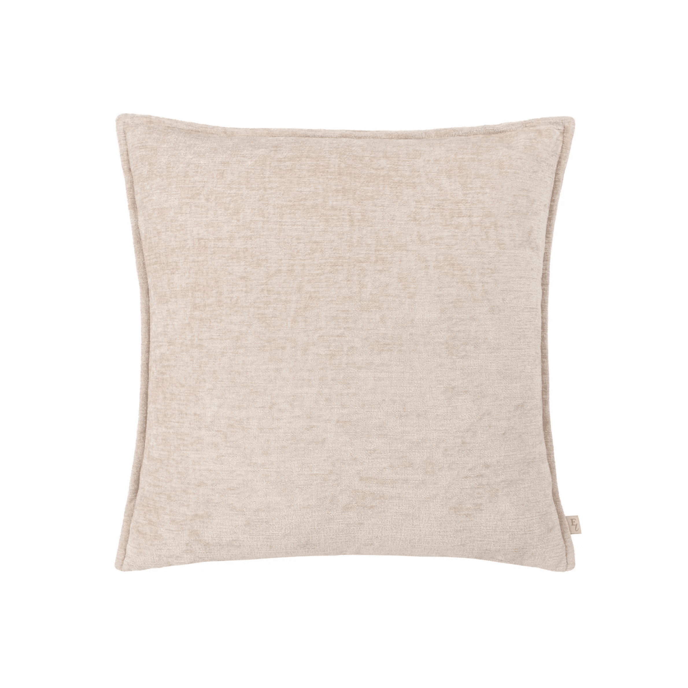 Souffle Cream Woven Cushion with Oxford Border- 43x43cm Textiles 