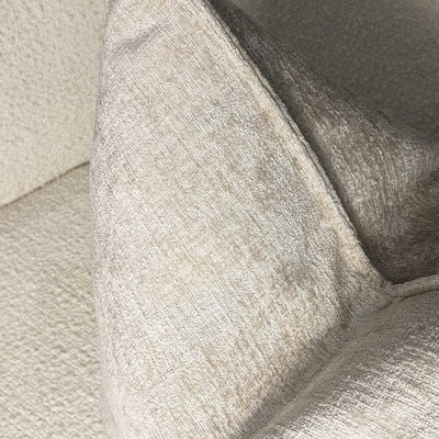 Souffle Cream Woven Cushion with Oxford Border- 43x43cm Textiles 