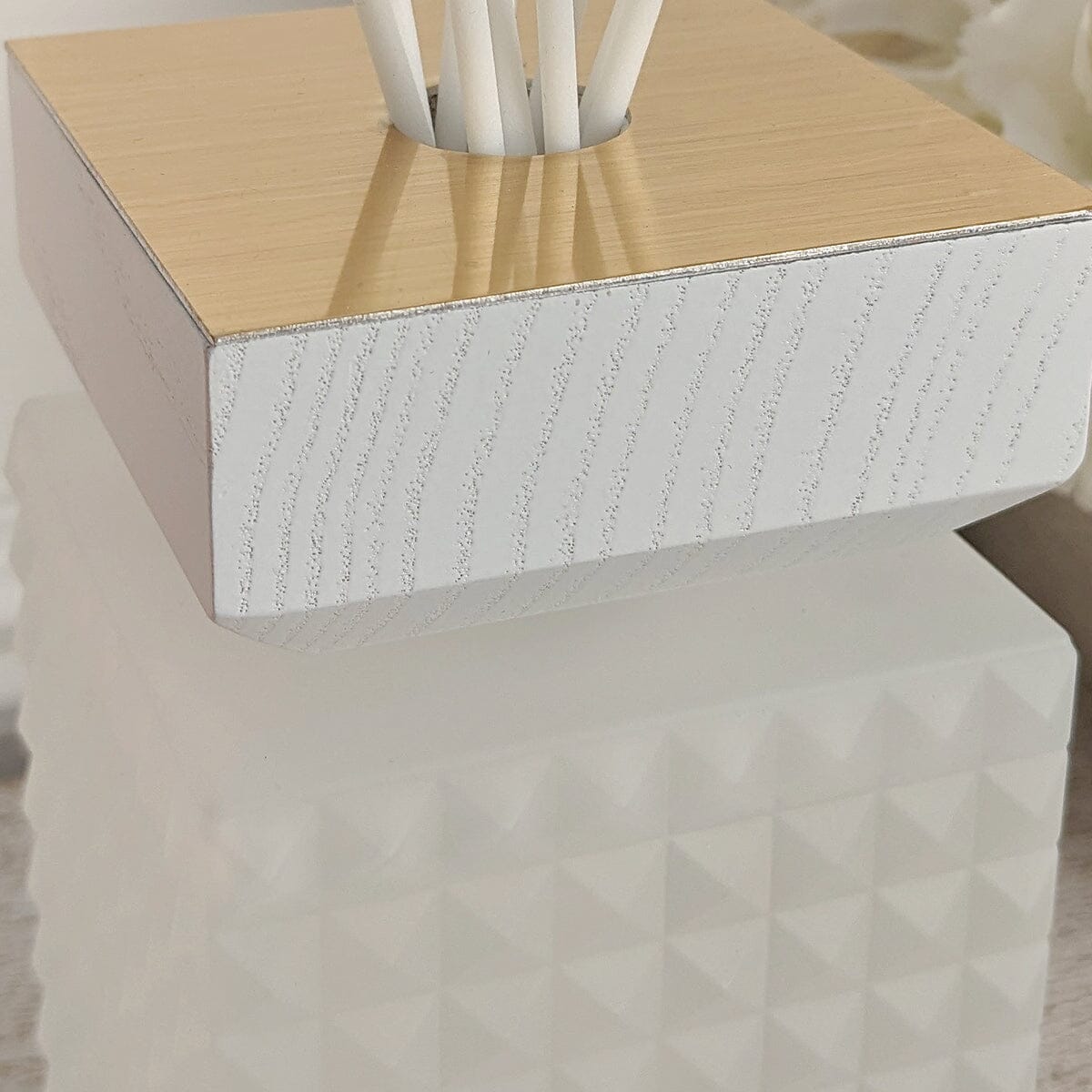 Spa Large White & Gold Luxury Reed Diffuser - 1000ml Fragrance 