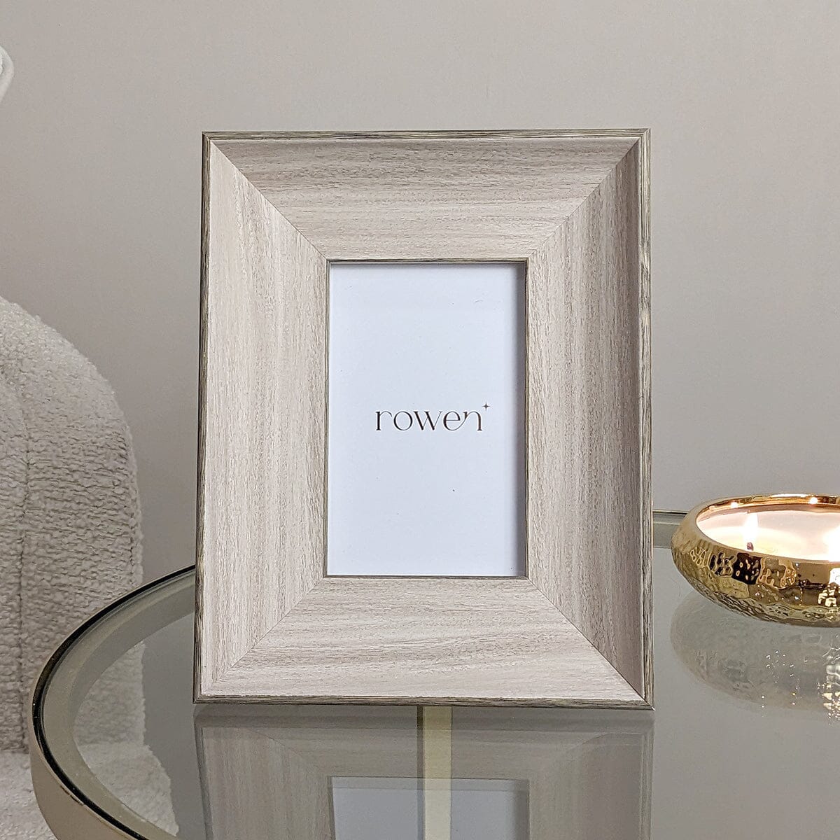 Stanton White Washed Wooden Photo Frame - 4x6" Accessories 