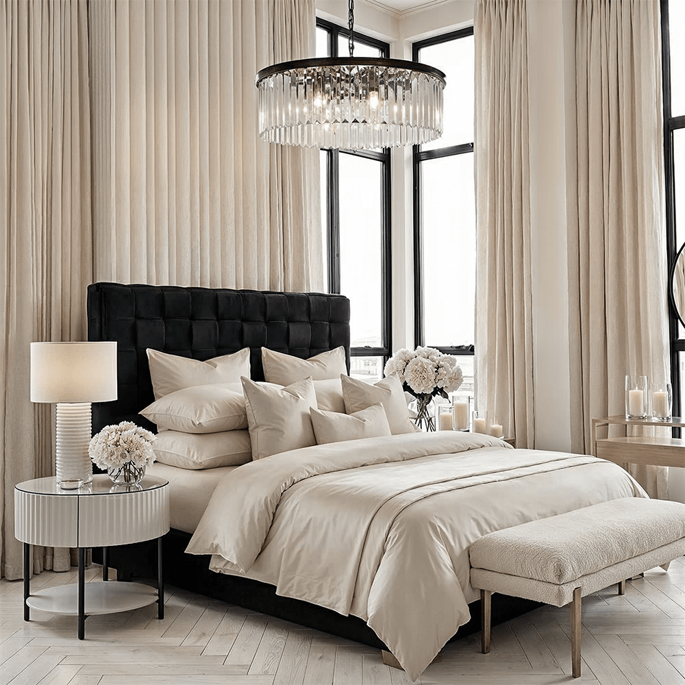 Stockholm Black Woven Bed Beds and Headboards 