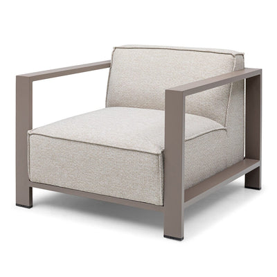 Syros Outdoor Latte & Cream Chair Outdoor 