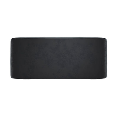 Tadley Black Velvet Curved Accent Sofa MTO Sofa 