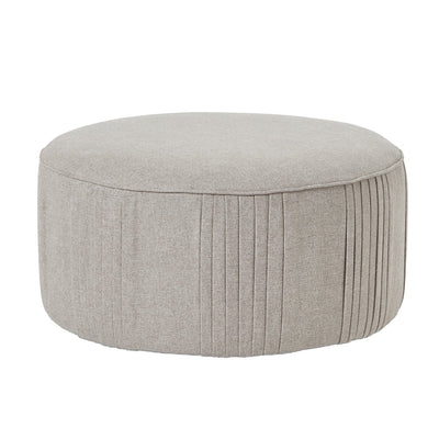 Tage Oatmeal Tweed Swivel Footstool Sofa 