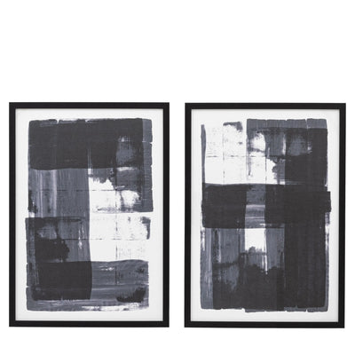 Tara Monochrome Framed Wall Art - Set of 2 Accessories 