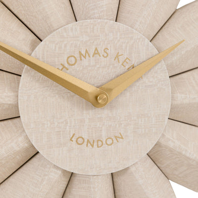 Tatler Neutral Metal Star Wall Clock with Gold Accents Accessories 