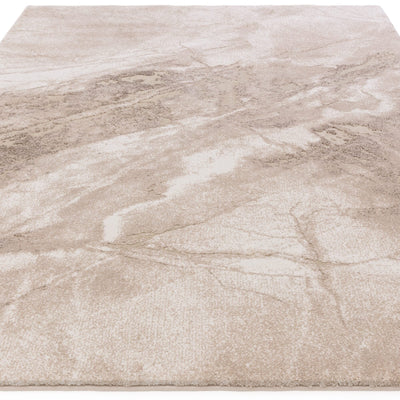 Terrena Beige & Cream Abstract Rug 