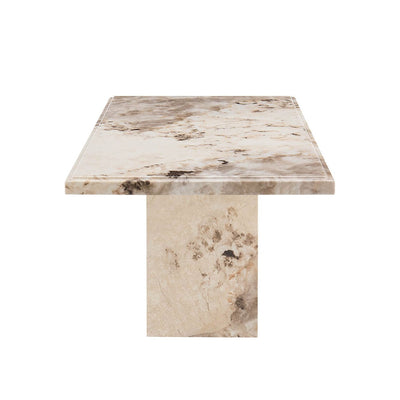 Thea Mocha Marble Coffee Table Table Furniture 