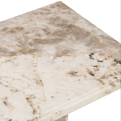 Thea Mocha Marble Coffee Table Table Furniture 