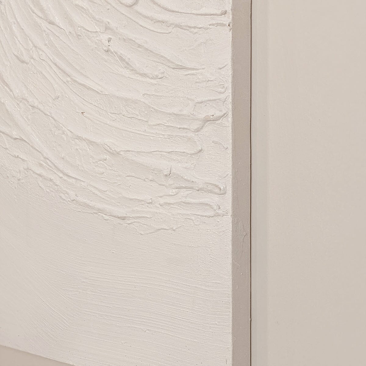 Tilly Cream Half Moon Textured Canvas Wall Art Accessories 