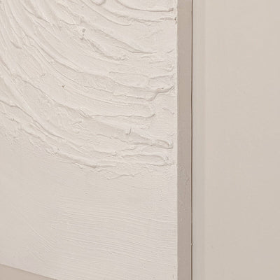 Tilly Cream Half Moon Textured Canvas Wall Art Accessories 