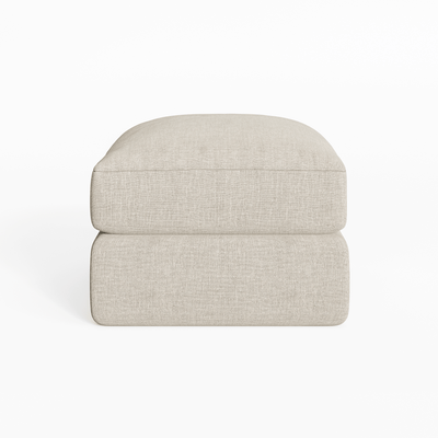 Tribeca Ash Greige Large U Shape Footstool MTO Sofa 